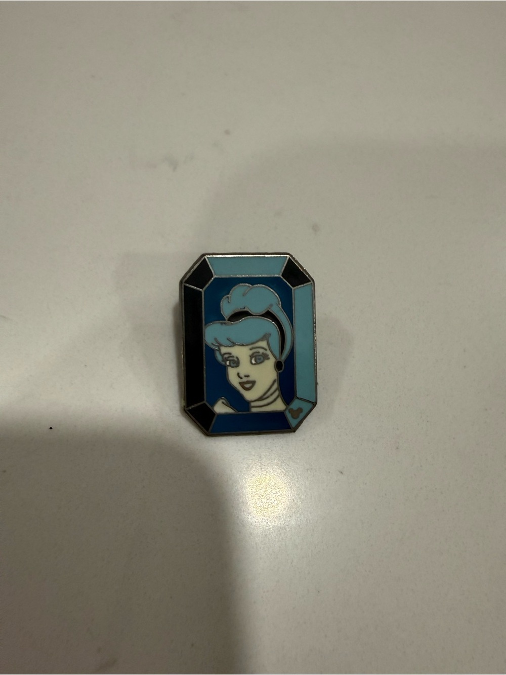 Disney Blue Multi-Tone Cinderella Enamel Brooch